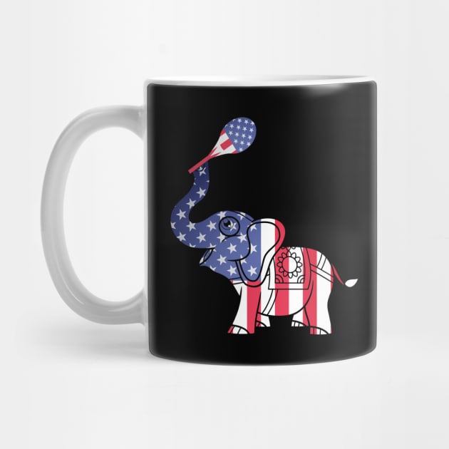 US Open Tennis Elephant by TopTennisMerch